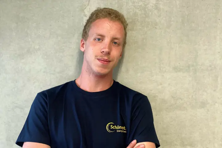 André vom Team Energietechnik Schönmetz