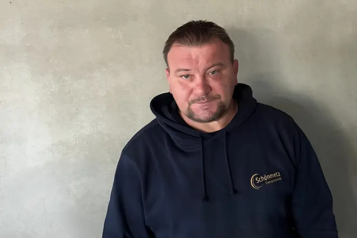Branimir vom Team Energietechnik Schönmetz