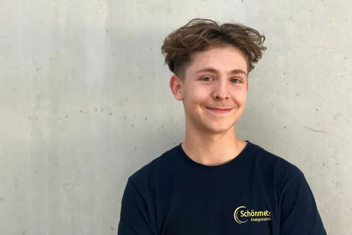 Emre vom Team Energietechnik Schönmetz