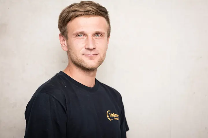 Markus vom Team Energietechnik Schönmetz