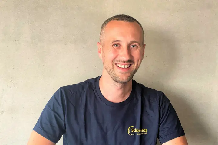 Sedin vom Team Energietechnik Schönmetz
